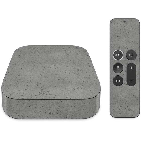 Speckle Grey Concrete Apple TV Skin